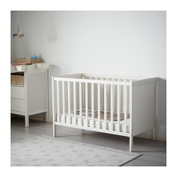 Фото2.Дитяче ліжко біле SUNDVIK 67x125x85 см 002.485.67 IKEA