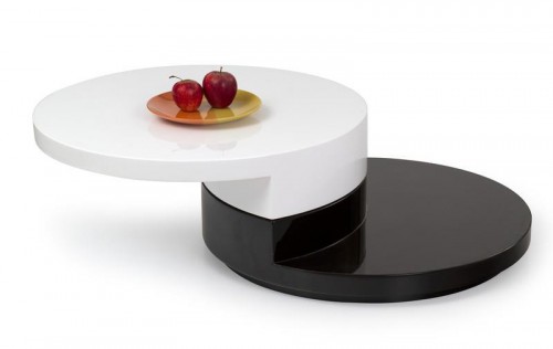 Журнальний столик Halmar Madeleine Чорно-Білий