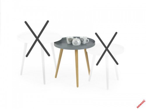 Журнальний столик Halmar MALAGA 2 Сірий