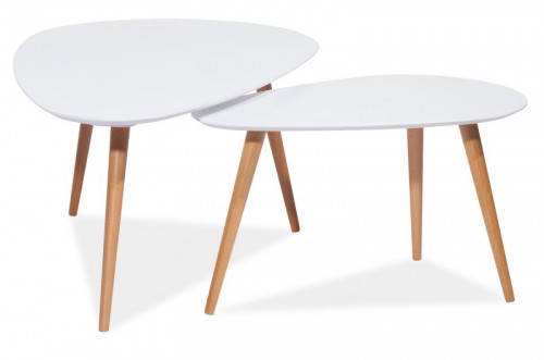 Журнальний столик Signal Nolan B Білий