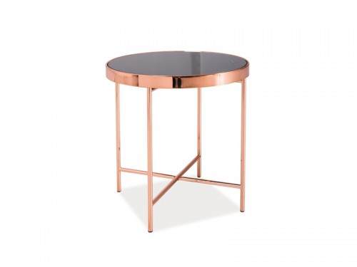 Журнальний столик Signal Gina C Чорний Мідь