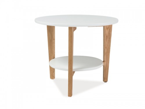 Журнальний столик Signal Larvik D Білий Дуб