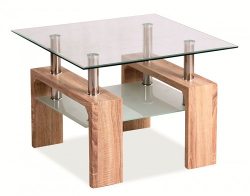 Журнальний столик Signal Lisa D Basic Дуб Cонома