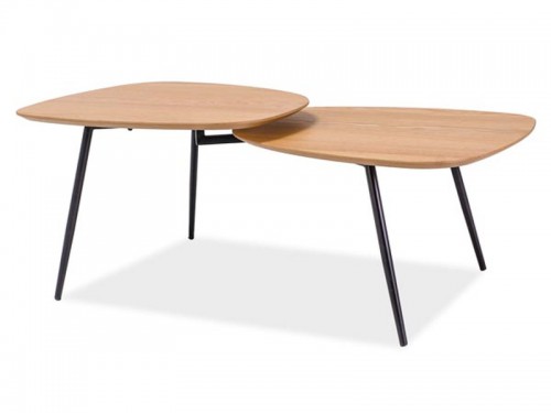 Журнальный столик Signal Zoe Дуб Черный