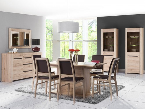 Їдальня DESJO SZYNAKA дуб сан ремо