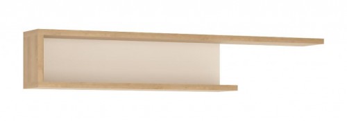 Полка LYON LYOP02 WOJCIK дуб рів'єра / білий блиск