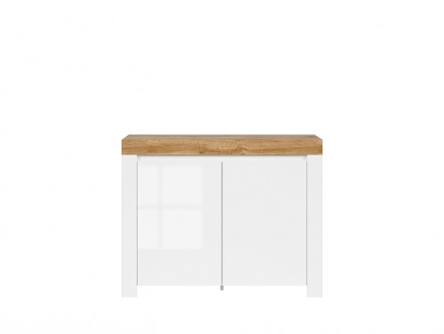 Тумба KOM2D Holten BRW дуб вотан / глянец белый