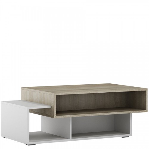 Стіл журнальний  Stolik Arend  SZYNAKA  105 x 39 x 60 дуб Сонома / білий