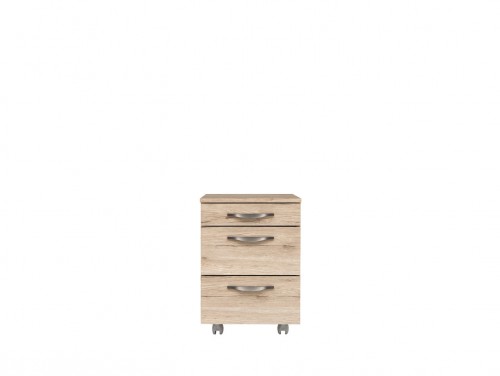 Комод мобільний KTN3S Executive BRW  дуб san remo світлий