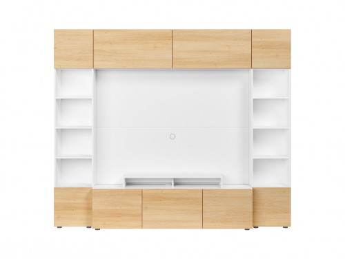 Панель для телевізора MURO/PANEL/TV/240/SYM Muro BRW  білий канадський / дуб польський