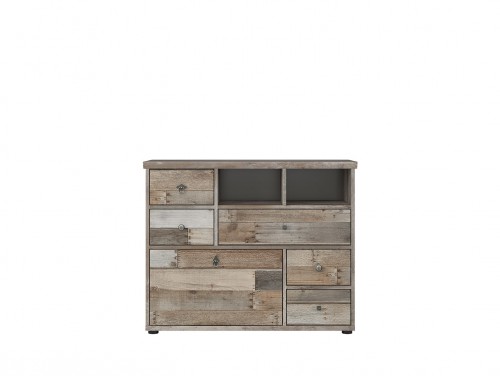 Комод KOM1K5S / 8/10 TARBES BRW дуб каньон manor / яблоня crates