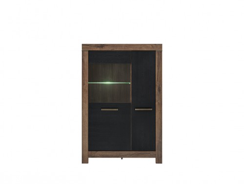 Вітрина REG1D1W BALIN BRW дуб Монастері / дуб чорний