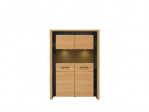 Вітрина REG2W  AROSA BRW дуб балтійський / дуб натуральний