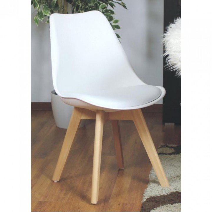 Стілець Kris Signal білий / бук