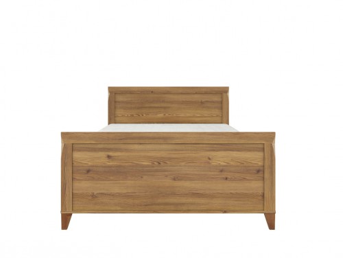 Кровать LOZ/140 Bergen BRW лиственница sibiu золотая