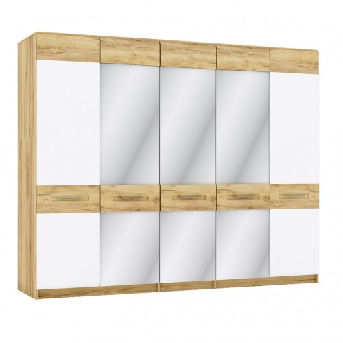 Шафа Camilla Р Blonski дуб крафт золотий/білий матовий