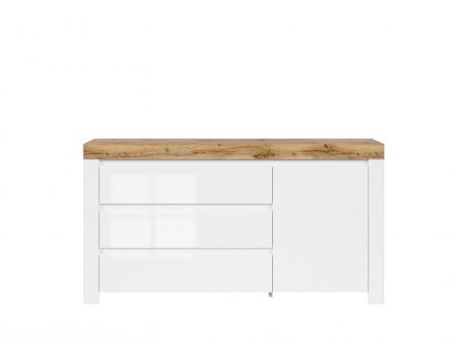 Комод KOM1D3S Holten BRW дуб вотан / глянец белый