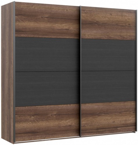 Шкаф RMRS324E1 DREAMER Forte дуб черный / дуб шляхетный