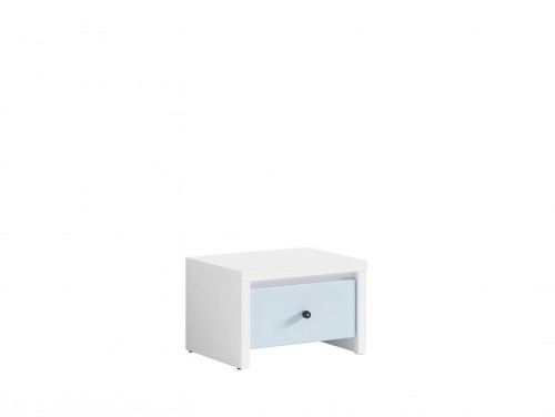 Тумба приліжкова KOM1S  Karet BRW білий / пацифік
