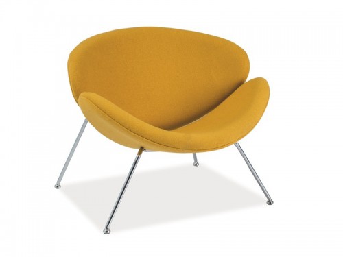 Кресло Major фабрика Signal цвет горчичный обивка ткань