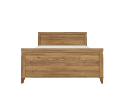 Кровать LOZ/160 Bergen BRW  лиственница sibiu золотая