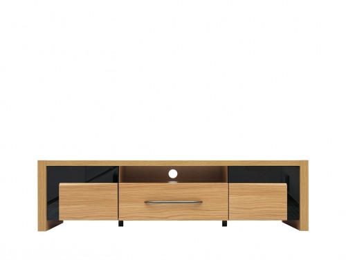 Тумба под телевизор RTV2D1S AROSA BRW дуб балтийский / дуб натуральный