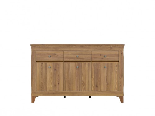 Комод KOM3D3S Bergen BRW лиственница sibiu золотая