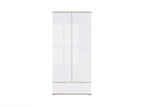 Шафа SZF2D1S Zele BRW дуб Вотан / глянець білий