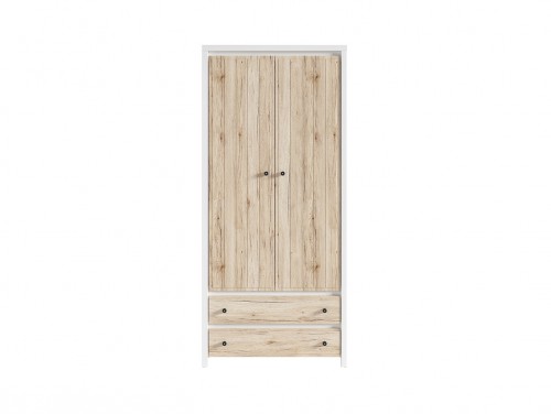 Шафа SZF2D2S Karet BRW білий / дуб сан-ремо світлий