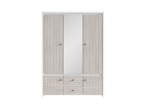 ​Шафа SZF5D2S Karet BRW білий / сірий малі