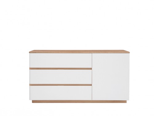 Комод KOM1D3S BRAGA BRW дуб ривьера / белый