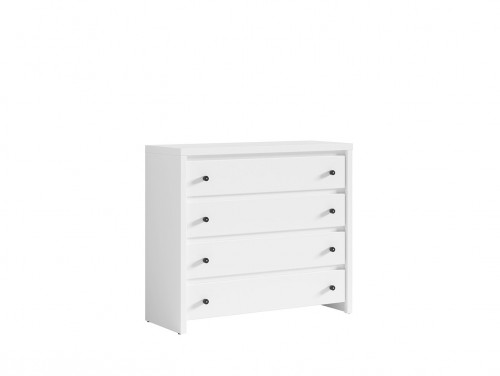 Комод KOM4S Karet BRW белый