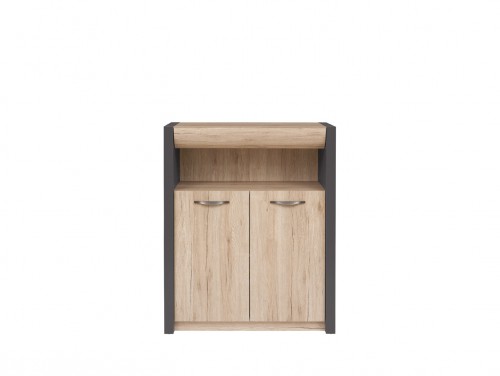 Стелаж REG2D1S/11/9  Executive BRW  дуб san remo світлий / сірий вольфрам