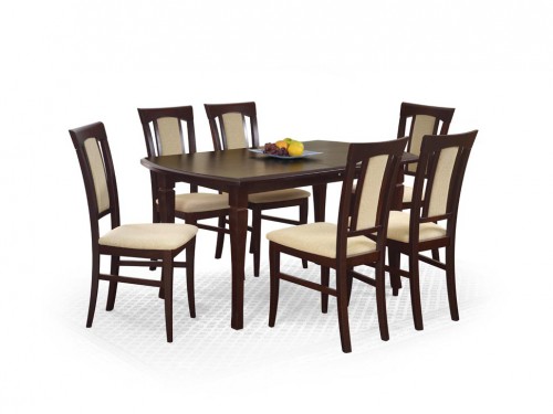 Обеденный стол Halmar Fryderyk 160-240x90x74 см Темный орех