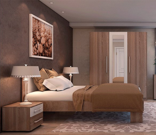 Комплект в спальню Martina 3 Blonski дуб Сонома білий