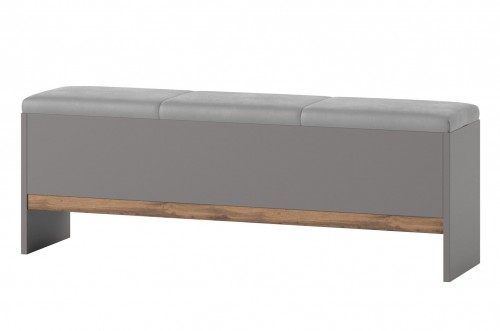 Лавка LIVORNO 65 SZYNAKA дуб Вотан / сірий