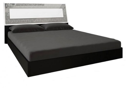 ​ЛІЖКО Віола 1,8х2,0 (нова конструкція, без каркаса) МіроМарк Глянець Білий/Чорний Матовий