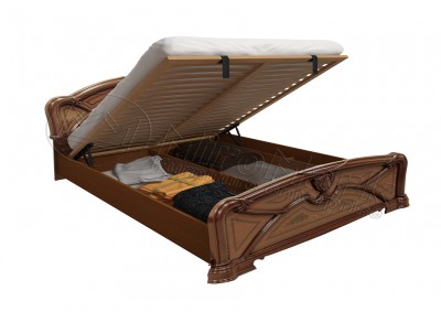 ЛІЖКО Прімула 1,6х2,0 Підйомне з каркасом Міромарк Вишня Бюзум