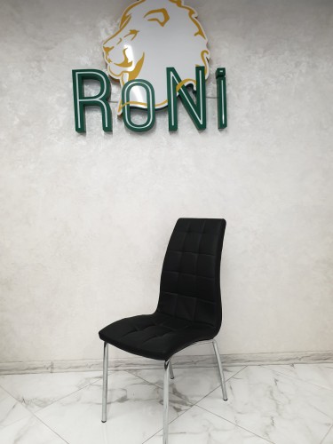 Стілець Roni H-104 Чорний Хром