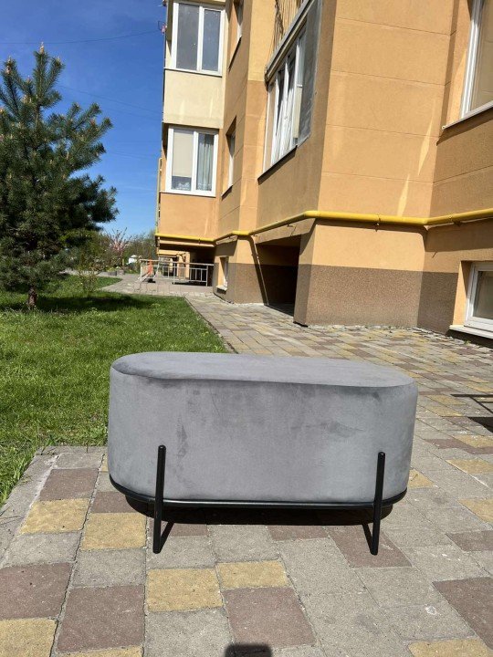 Лава Mila сіра велюр