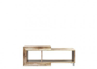 Стіл журнальний GNTT501Genetic Forte дуб античний / бежевий глянець