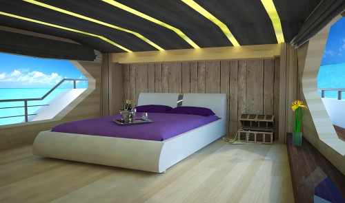 Кровать Arizona Blonski белый