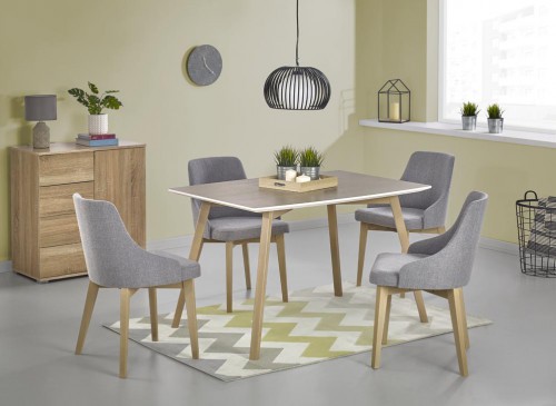 Обеденный стол Halmar Petrus 120x85x75 см дуб сонома