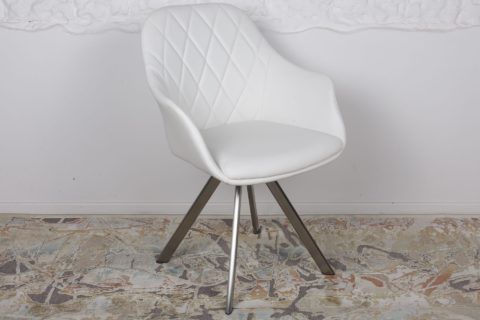 Кресло поворотное Almeria Nicolas белое