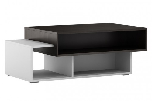 Стіл журнальний Stolik Arend SZYNAKA 105 x 39 x 60 венге / білий