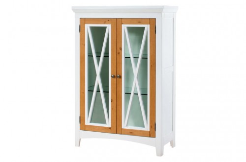 Вітрина AVIGNON 15 SZYNAKA білий / сосна кармель