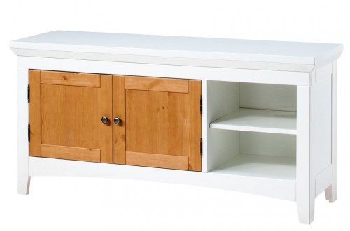 Тумба ТВ AVIGNON 24 SZYNAKA білий / сосна кармель