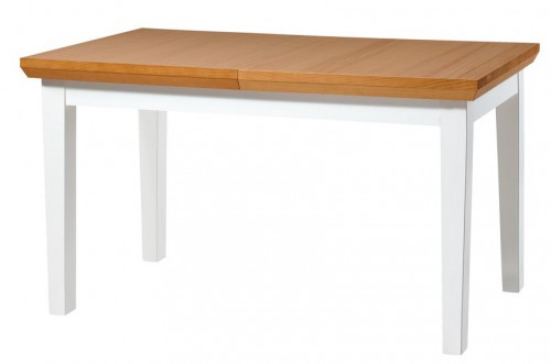 Стіл обідній AVIGNON 40 SZYNAKA білий / сосна кармель