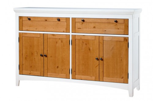 Комод  AVIGNON 45  SZYNAKA білий / сосна кармель