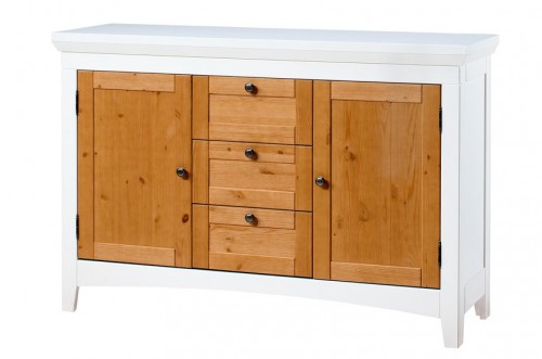 Комод AVIGNON 49 SZYNAKA білий / сосна кармель
